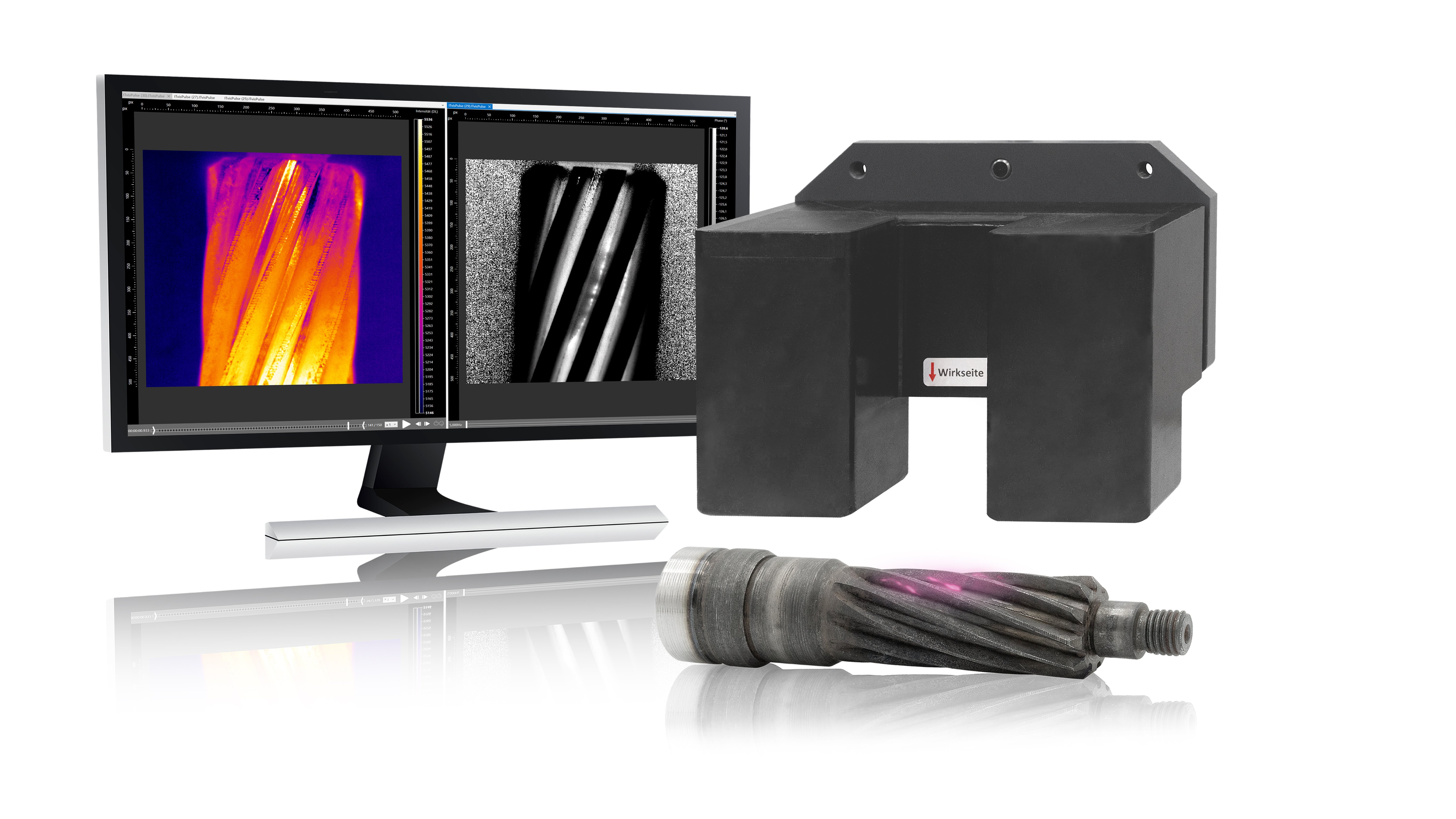 Thermograph Testing Induction thermography - New solution for testing geometric components